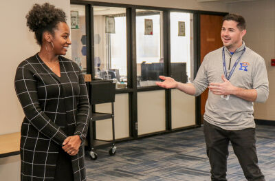  Roseville Middle School Principal Christopher LaFeve talks about the work Danielle Lewis is doing with students and staff.  