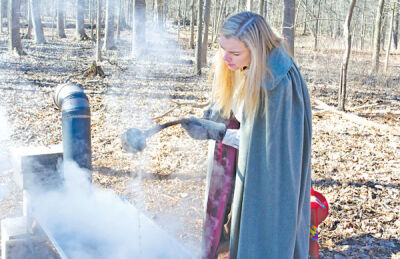  Stage Nature Center “Sap Masters” will demonstrate how sap was made into maple syrup in the 1800s as part of the nature center’s annual “Maple Syrup Time” tours. 