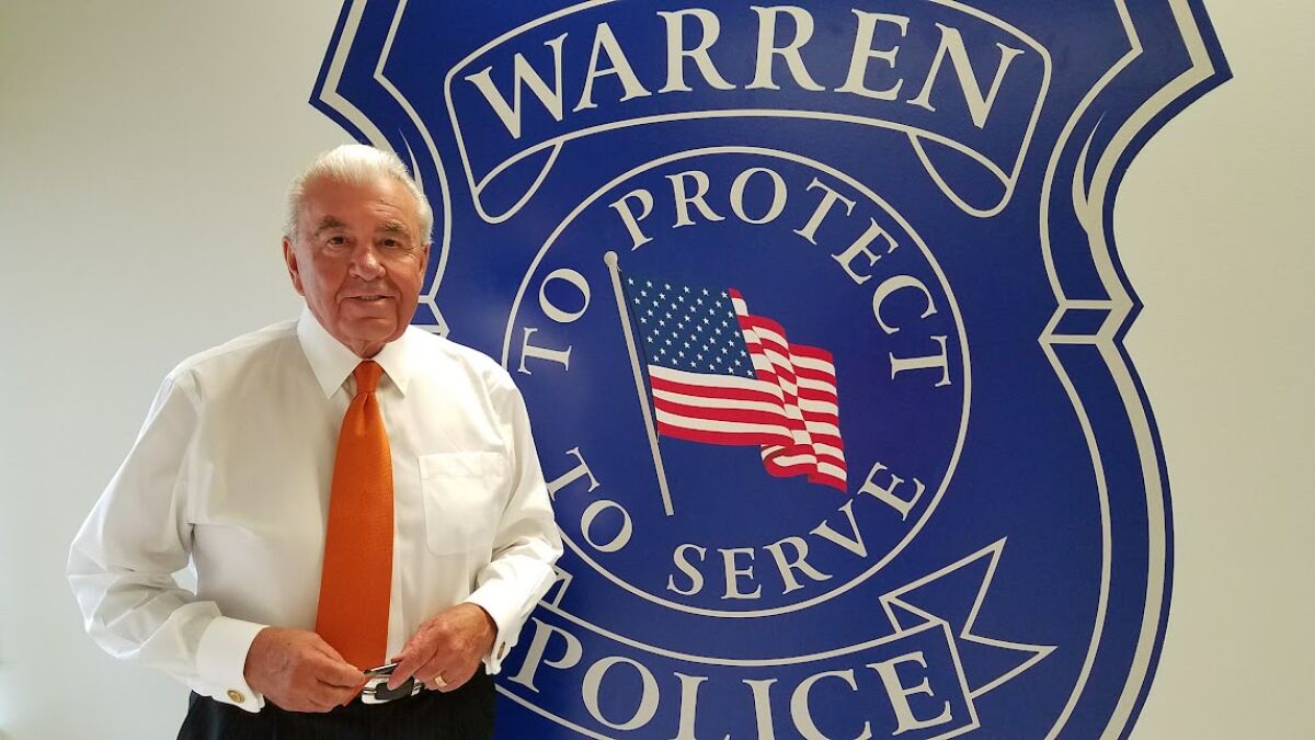  Warren Police Commissioner Bill Dwyer led the Warren Police Department from 2008-2010 and returned to lead it again in 2017 until he was fired by Mayor Lori Stone on March 5. 