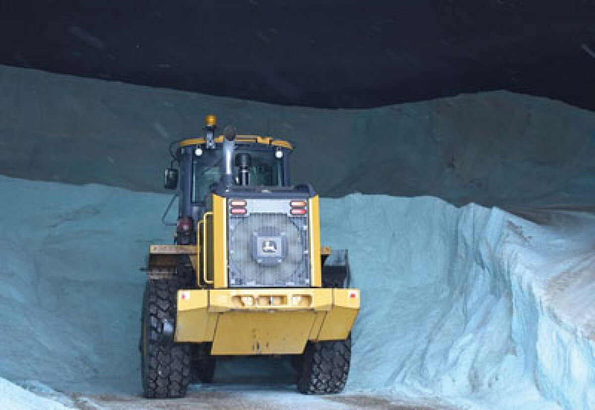  The Road Commission for Oakland County uses tens of thousands of tons of road salt every winter, but salt use could be down as much as 34% this year. 