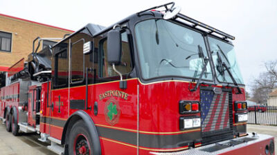  Brand-new firetruck arrives in Eastpointe 