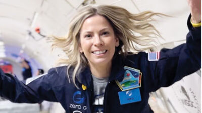  Troy teacher performs experiments in microgravity 