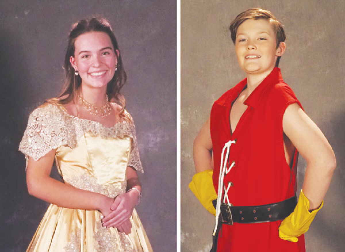  Phoebe Caine will play Belle and Jackson Raleigh will play Gaston in “Beauty and the Beast Jr.” 