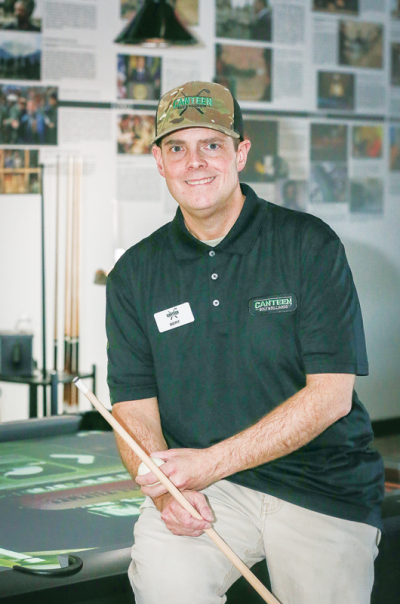  Owner Bert Copple opened Canteen Golf and Billiards with a focus on camaraderie. 