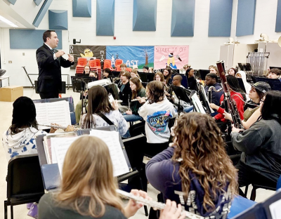  Warren Woods Tower High School instrumental and vocal music teacher Scott Corpuz was named as the Outstanding High School Teacher of the Year in Warren Woods Public Schools. 