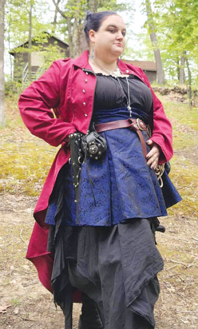  Alicia Secord gets ready to LARP with the Central Action Roleplay Society. 
