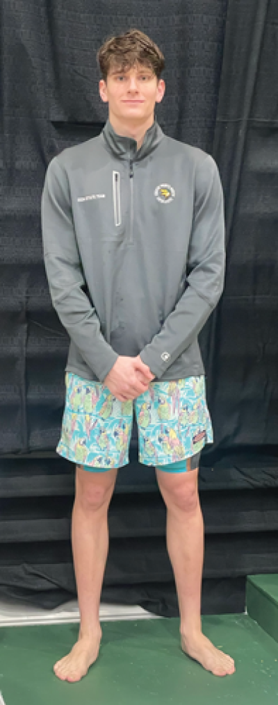   North senior Thomas Moreland placed sixth in the 100-yard butterfly with a 51.27 time at the MHSAA Division 2 State Championship on March 9 at Eastern Michigan University. 