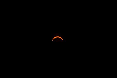  Lindsey Larivee, of Troy, captured an image of the eclipse. 