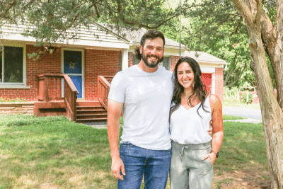  Lucas Morris and Jessie Miletic recently had a purchase offer accepted for their new home in Southfield, pictured. Prior to making the offer, the couple had been renting “a bunch.” 
