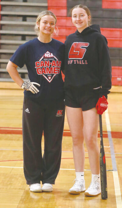  St. Clair Shores Lake Shore senior Riley Lane, left, and sophomore Sophia VanDenstorm, right, headline the team captain roles this year for the Shorians. 
