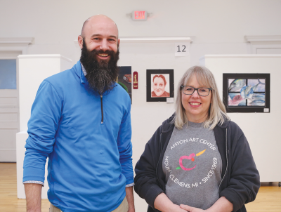  New Anton Art Center Executive Director Matt Matthews, left, stands with education & community engagement manager Peggy DiMercurio.  