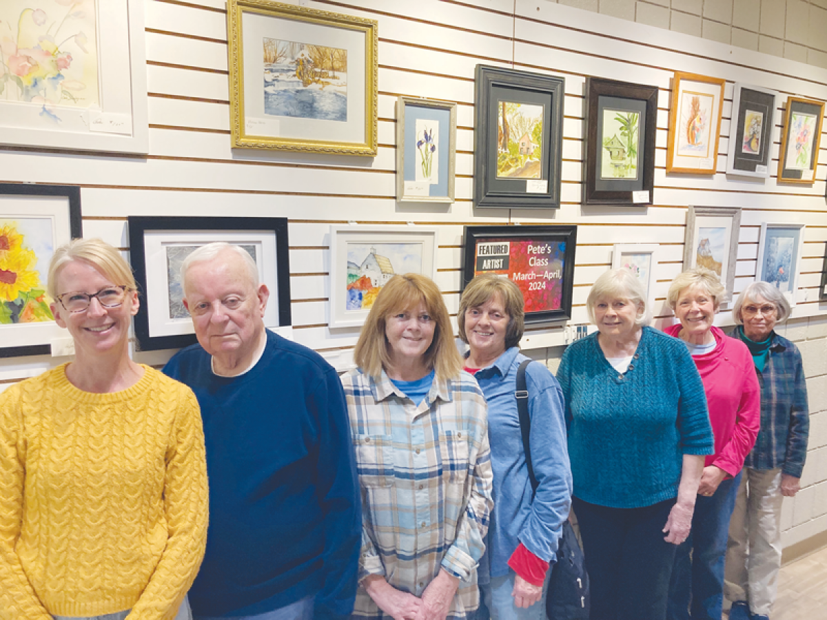  Pete’s Class is the Shelby Township Senior Center’s featured artist for the months of March and April. 