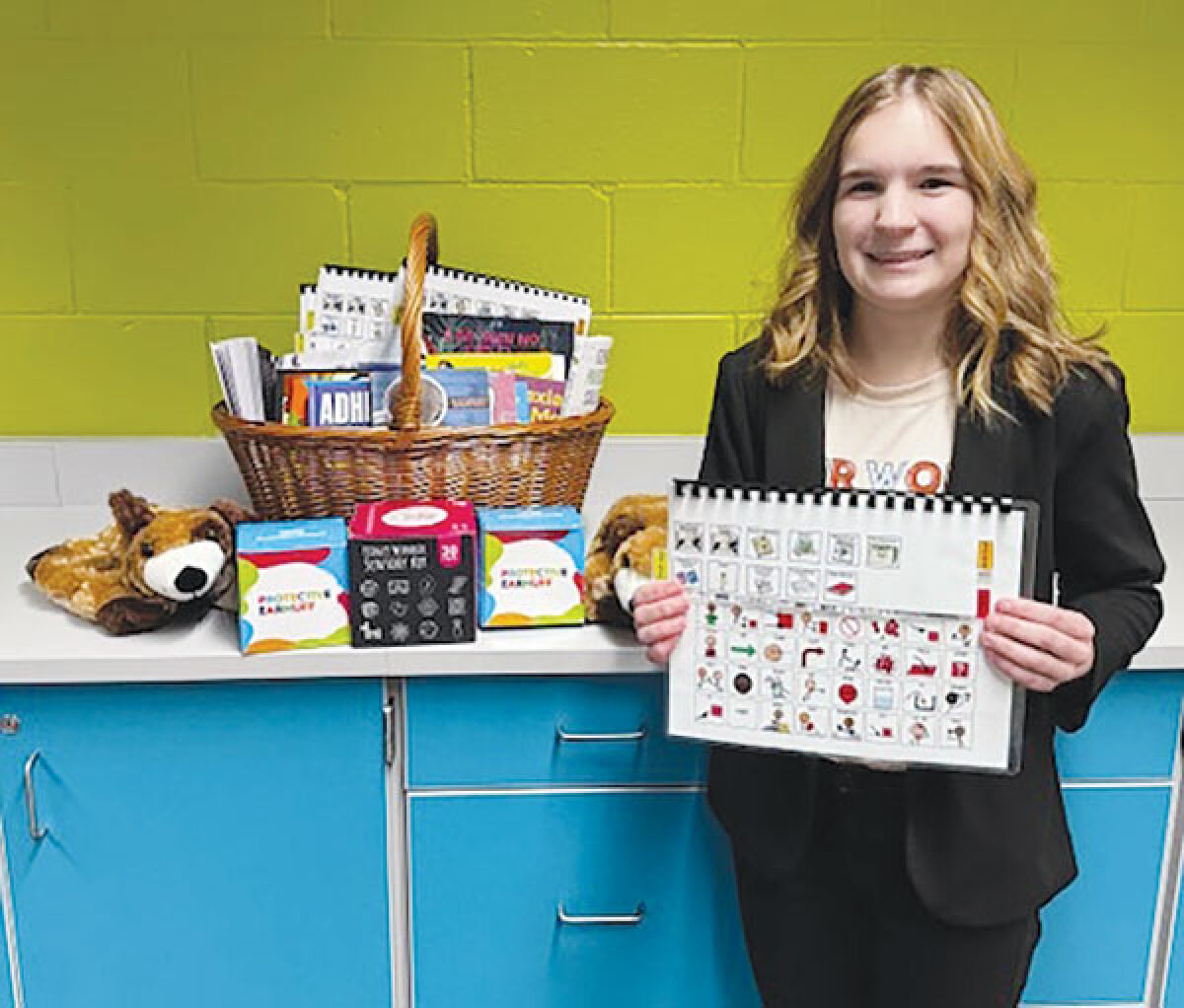  Troy High School sophomore Lauren Hatto recently completed her gold award project with the Girl Scouts by providing several resources to better accommodate neurodivergent individuals at the Troy Public Library. 