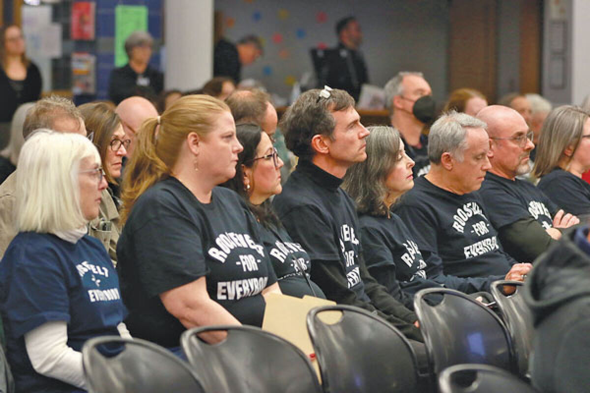  Residents have spoken out against the plans for Roosevelt Elementary School. 