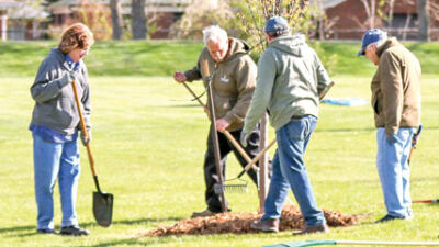  Council members, city employees and others showed up on April 26 to celebrate Arbor Day at the Brys Park Arboretum. 