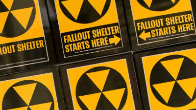  Fallout shelter exhibit on display at military museum 
