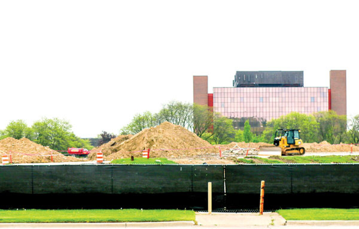  After months of demolition that began in November 2023, the destruction of the former Kmart headquarters at 3100 W. Big Beaver Road is nearly at an end and may soon become the location of a University of Michigan Health facility. 