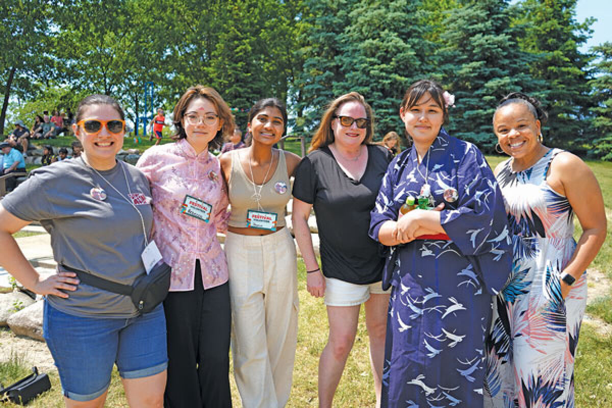  Students from Dear Asian Youth Novi pose with state Rep. Kelly Breen, center, at the 2023 Asian Pacific Islander Heritage festival at Fuerst Park in Novi. The 2024 festival will take place June 2.  