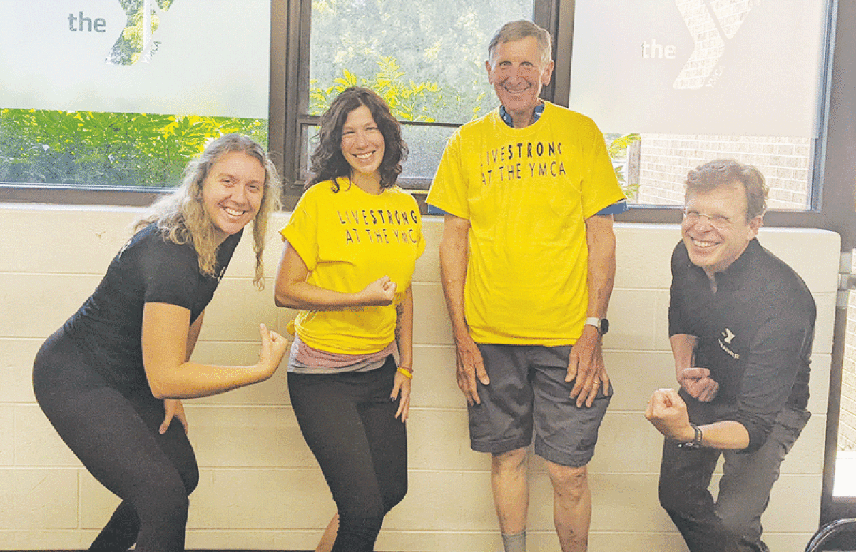  Farmington resident Heather Landis, second from left, recently completed a program for cancer survivors titled “Livestrong at the YMCA.” 