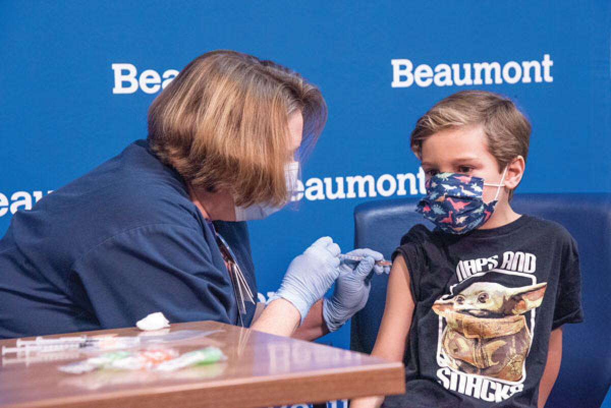  August is National Pediatric Immunization Month, and medical professionals are urging parents to learn the facts about vaccines and their importance for children, such as Nathan Gerak, 6, from West Bloomfield, pictured. 