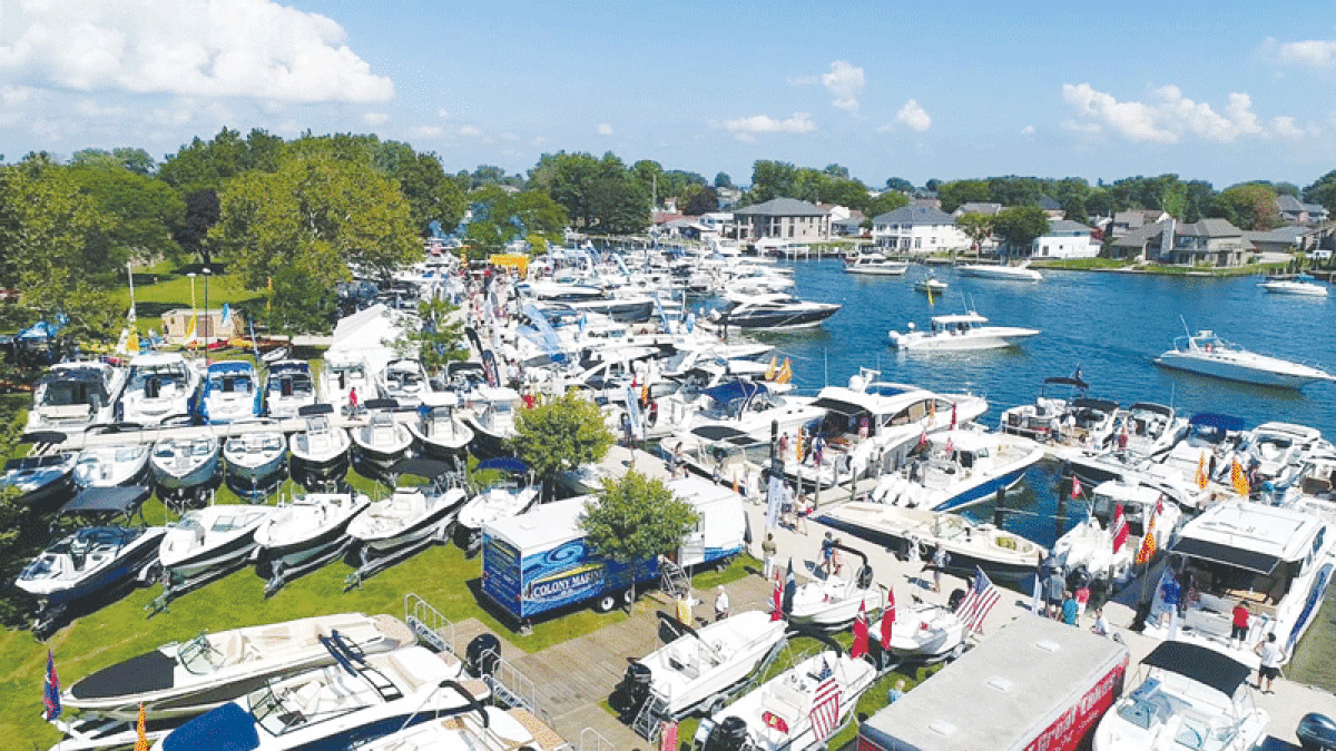  The Progressive Metro Boat Show returns on Sept. 15 at Lake St. Clair Metropark.  