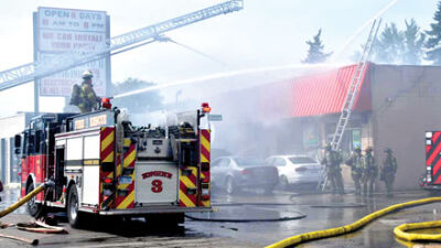  Firefighter injured fighting fire at Warren automotive facility 