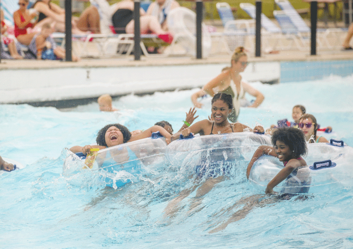  The Red Oaks Waterpark, seen here in file photos from 2021, will open for the 2022 season on June 25. Last year, the park had reduced operations, with its River Ride closed, but this year the park will have all attractions open. Waterford Oaks Waterpark, which was closed last year, will also reopen this summer.  