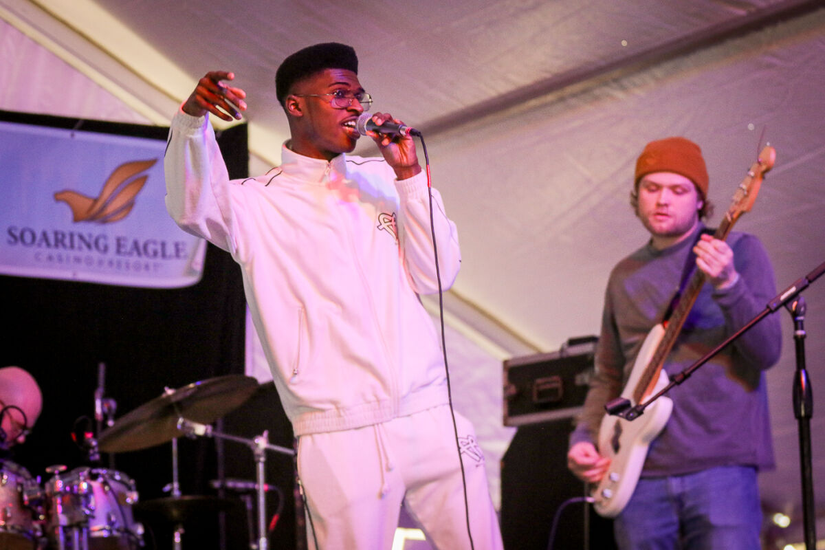  The Winter Blast will host a variety of artists and performers during the weekend of Jan. 31 to Feb. 2 at Centennial Commons,  near The Rink at 221 E. Third St. in Royal Oak. Musician/producer Brizzl performed at the 2024 Winter Blast.  
