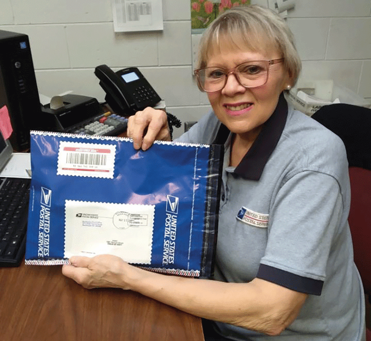  Marlene Stieve retired from the U.S. Postal Service May 4.  