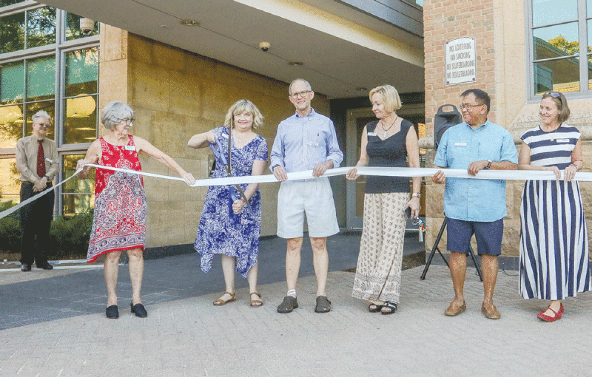  The staircase to the second floor has been made safer for children. 