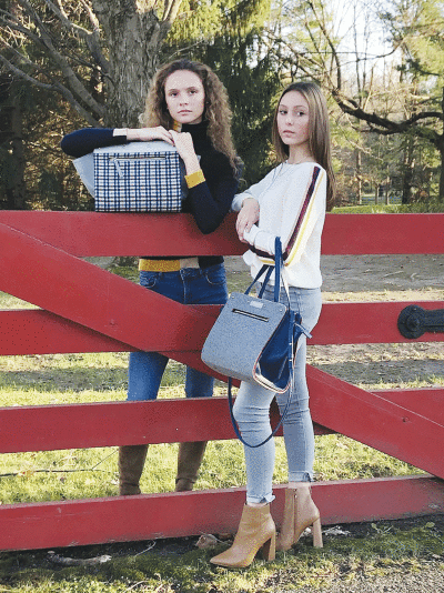  Leather bags from Carrie Dunham will be for sale during Fall Market. 