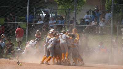  Rochester Adams softball won the District 28 championship with a 5-3 win over Rochester Hills Stoney Creek June 4 at Stoney Creek High School. 