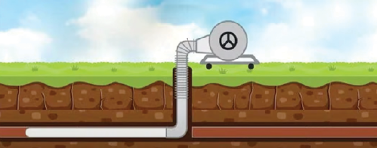  The city of Ferndale will be rehabilitating thousands of feet of sewer lines throughout the spring and summer. This image shows the process of how the liner is inserted into the pipes. 