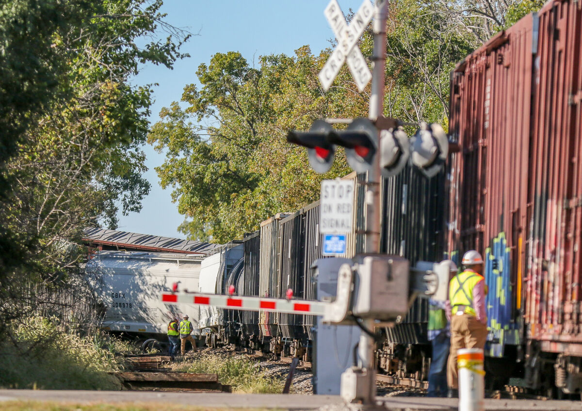  Several roads in Warren were closed as a result of a train derailment on Sept. 29.  