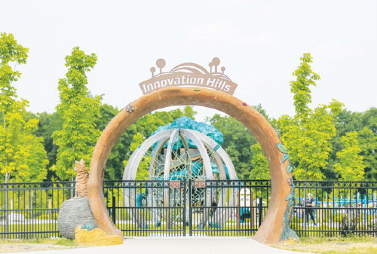  Visitors will now be charged a fee to park in the lot at Innovation Hills. 