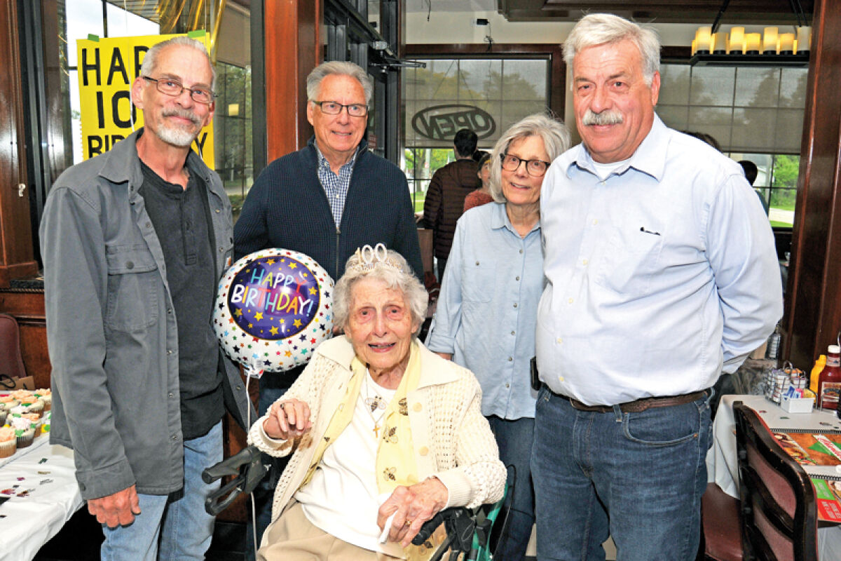  Surrounded by friends and family, Vivian Marie (Cobb) Tyrer celebrated her 100th birthday on May 26. 