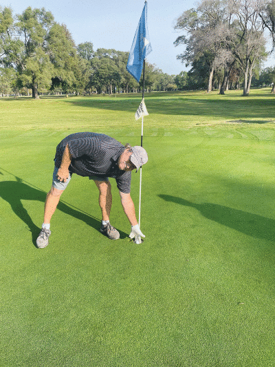  Warren resident Paul Bey shot a hole-in-one at Maple Lane Golf Club on Sept. 20. 