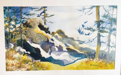  LaChiusa’s painting, “High Sierras,” was created in 1980.  