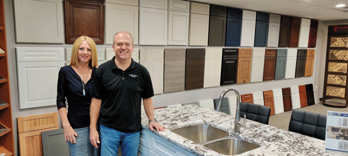  Michigan Kitchen Cabinets owners M.J. and Andrew LaDuke 