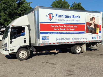  The Furniture Bank of Southeastern Michigan recently acquired a third truck to keep up with a 30% increase in referrals from social service agencies for families needing basic home furnishings like beds. The nonprofit expects to collect and distribute about $1 million worth of furniture this year. 
