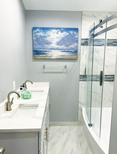  PC Contracting, which did this bathroom remodel, provides a wide range of building services  in St. Clair Shores, from renovation to  restoration and site management. 
