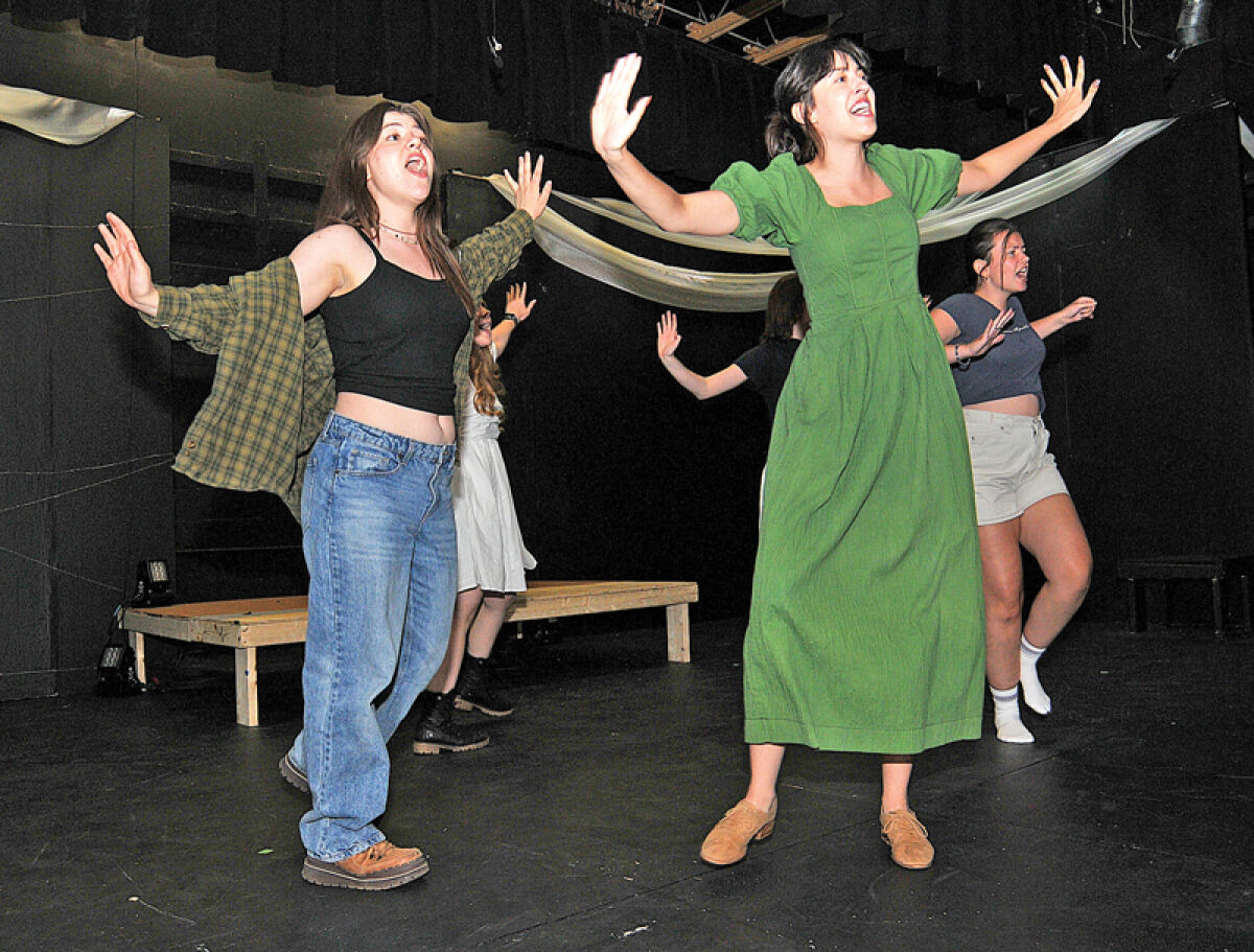  The Ridgedale Players have been rehearsing for their August musical, “Spring Awakening.” 