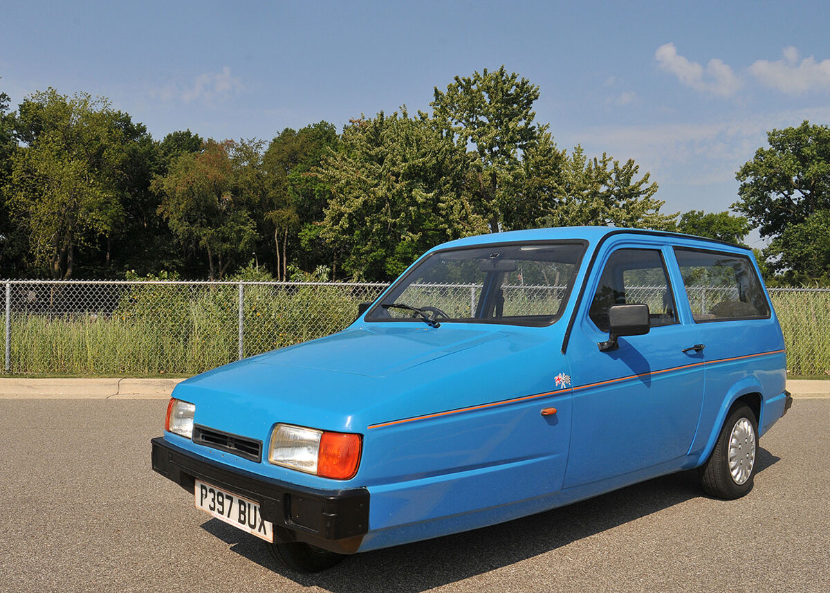  Sami Abu-Soud, of Royal Oak, takes the 1997 Reliant Robin to local car shows and cruises, including the annual Woodward Dream Cruise in Oakland County.  