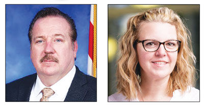  LEFT: Michael Webb. RIGHT: Kristy Cales. 