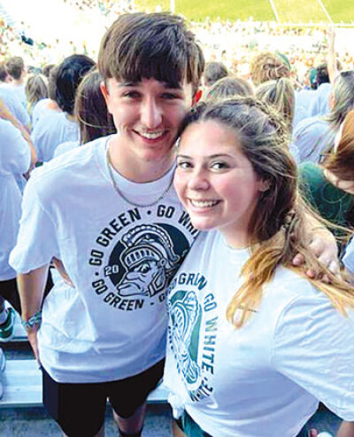  Kory Ernster and Emily MacDonald attended Michigan State University and had season tickets for the football games. 
