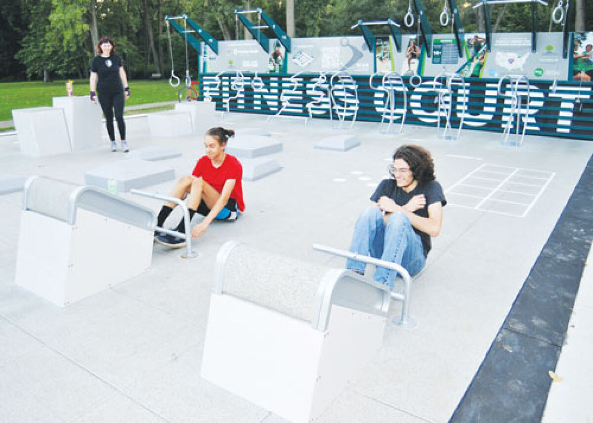  The Fitness Court in Farmington is unique in that it’s the only one in Michigan to feature a dedicated studio for exercise classes and other programming.  