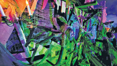  Halloween Tour participants can use a mixture of homemade and store-bought props for their houses. 