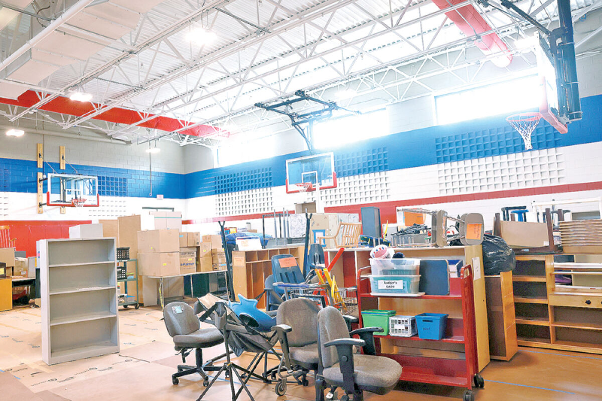  Rodgers Elementary School is experiencing ongoing construction to prepare for the start of the school year. 