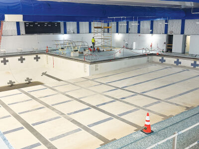  The Lakeview High School pool is around 70 years old and is getting a new heating and cooling system, and a drainage system. 