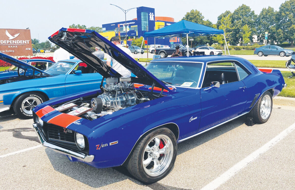  A Chevrolet Camaro Z/28, owned by Brandon Cloutier, was among the rides on display at the 2025 Troy Traffic Jam Aug. 3. For more photos, visit candgnews.com/galleries. 